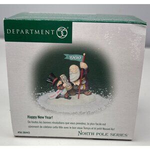 Department 56 North Pole Series Happy New Year 2000 Figurine Father Time Baby